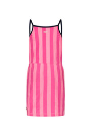 Girls long stripe dress w/ elastic in waist Phlox Pink 2026