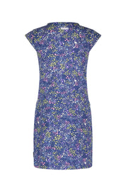 Girls leopard aop dress w/ cap sleeve Cloud AOP 2026
