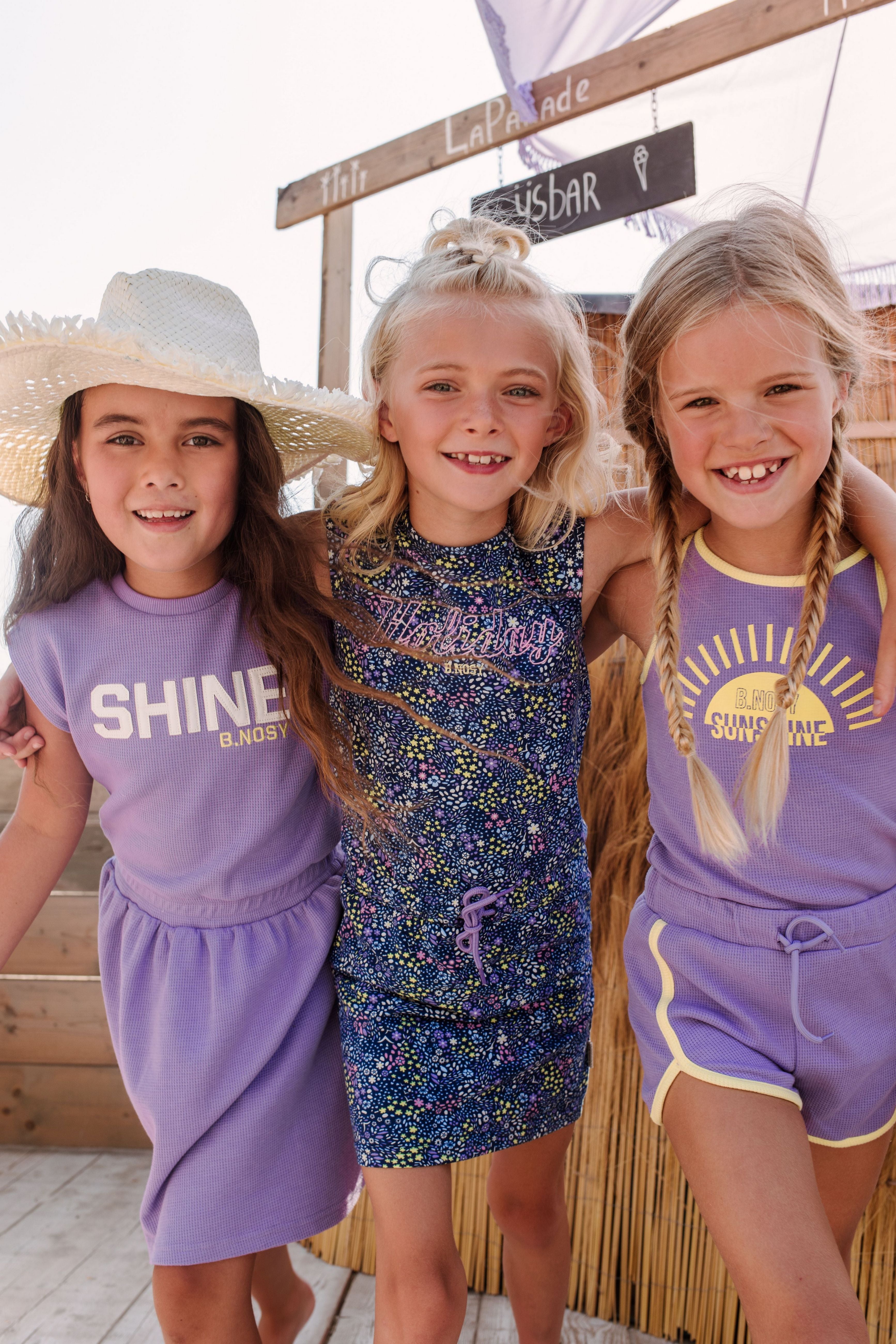 Girls leopard aop dress w/ cap sleeve Cloud AOP 2026
