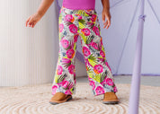 Mini girls dazzling aop palazzo pants