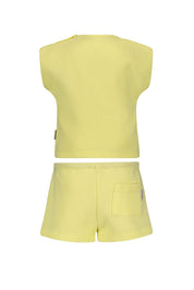 Mini girls waffle top w/ shorts