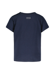Mini boys ss shirt w/ neon green embroidery on CF