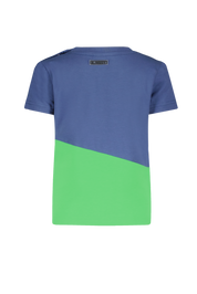 Mini boys t-shirt w/ slanted c&s panel and artwork