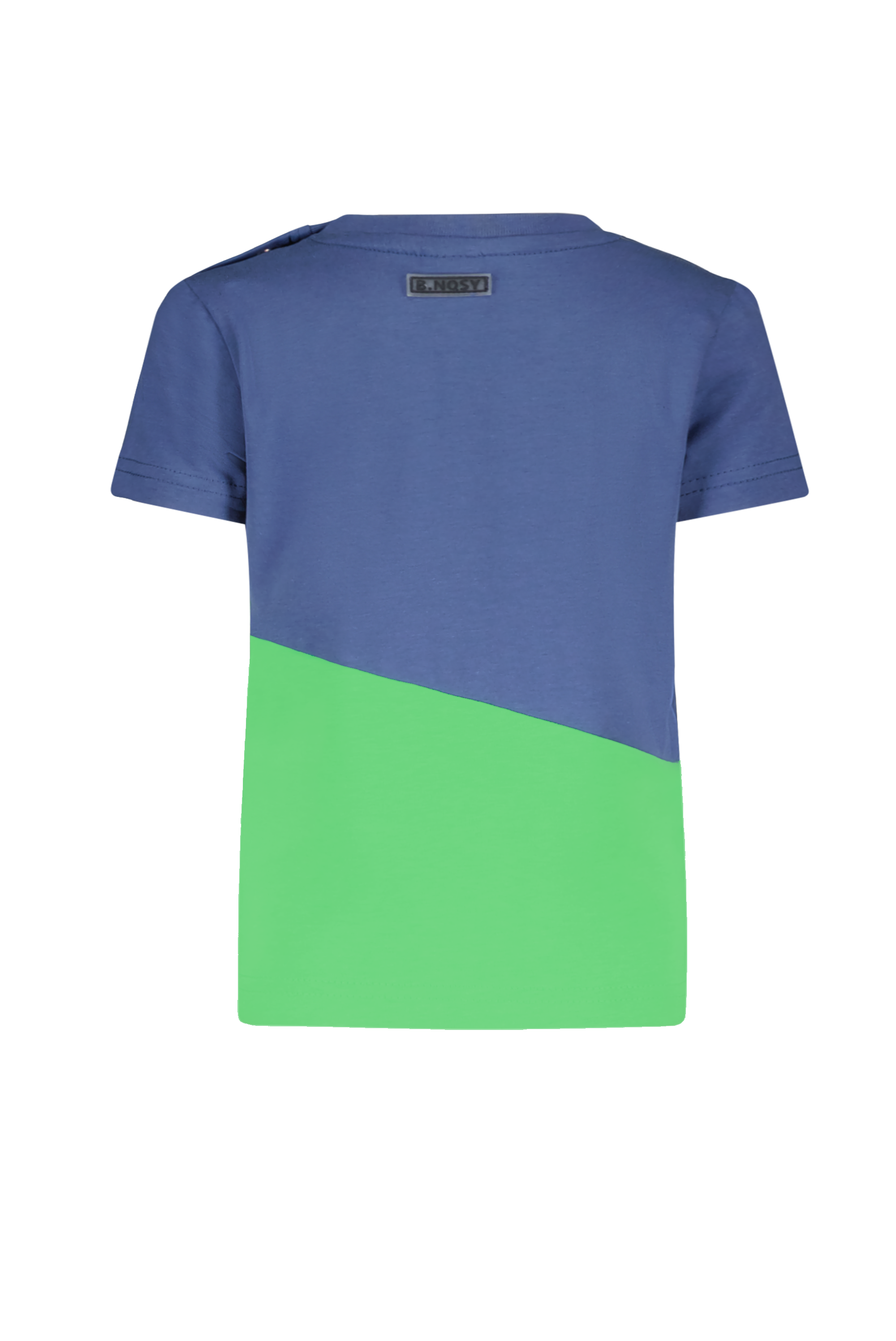Mini boys t-shirt w/ slanted c&s panel and artwork