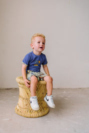 Mini boys t-shirt beach artwor
