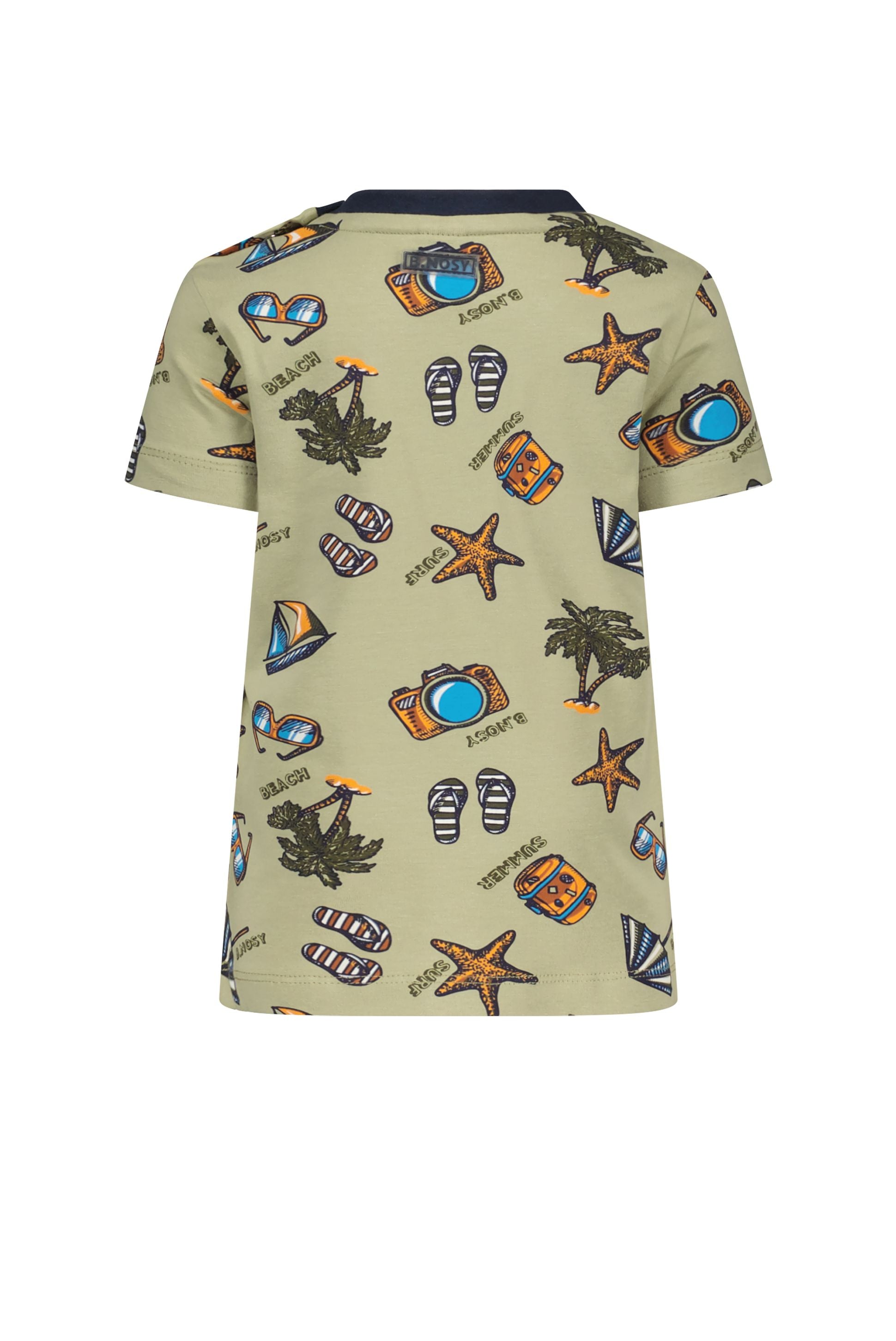 Mini boys t-shirt w/ on tour aop