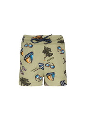 Mini boys on tour aop shorts