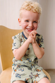Mini boys on tour aop shorts