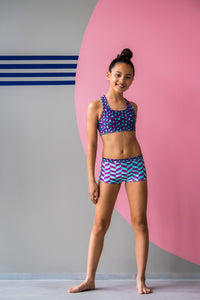 B.Nosy Bikini reversibile Anniek Acqua-Viola - AO Gioioso / 98
