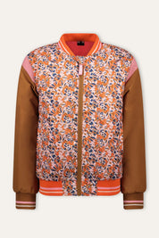 SACHA baseball summer jacket flower-brown