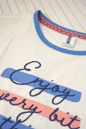 B.Nosy Paige T-Shirt Ecru