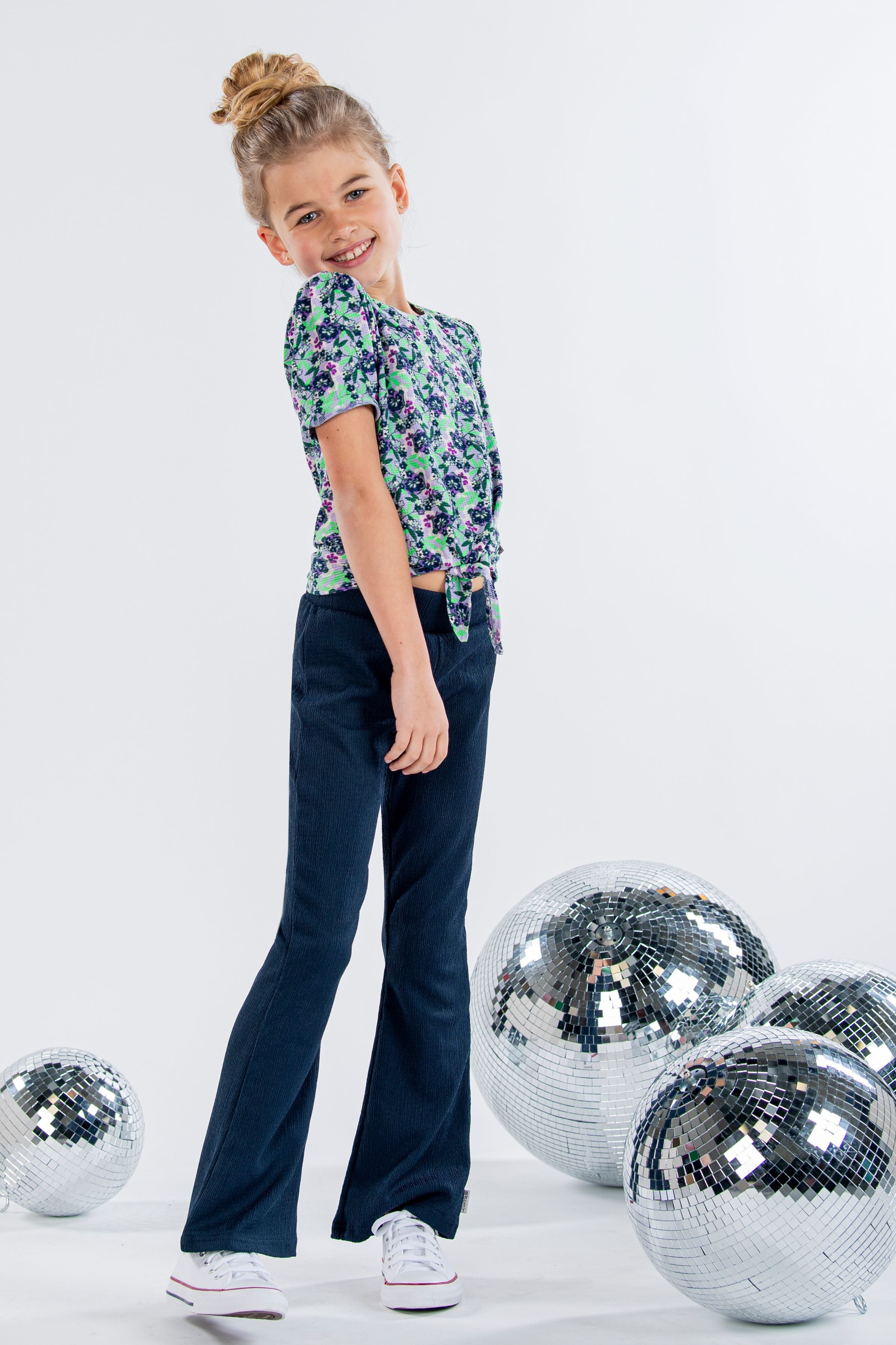 IVA flared trousers navy