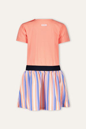 PHILLIS dress peach-stripe