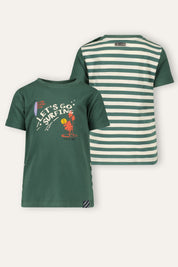 B.Nosy Kelvin T-Shirt Groen / Streep