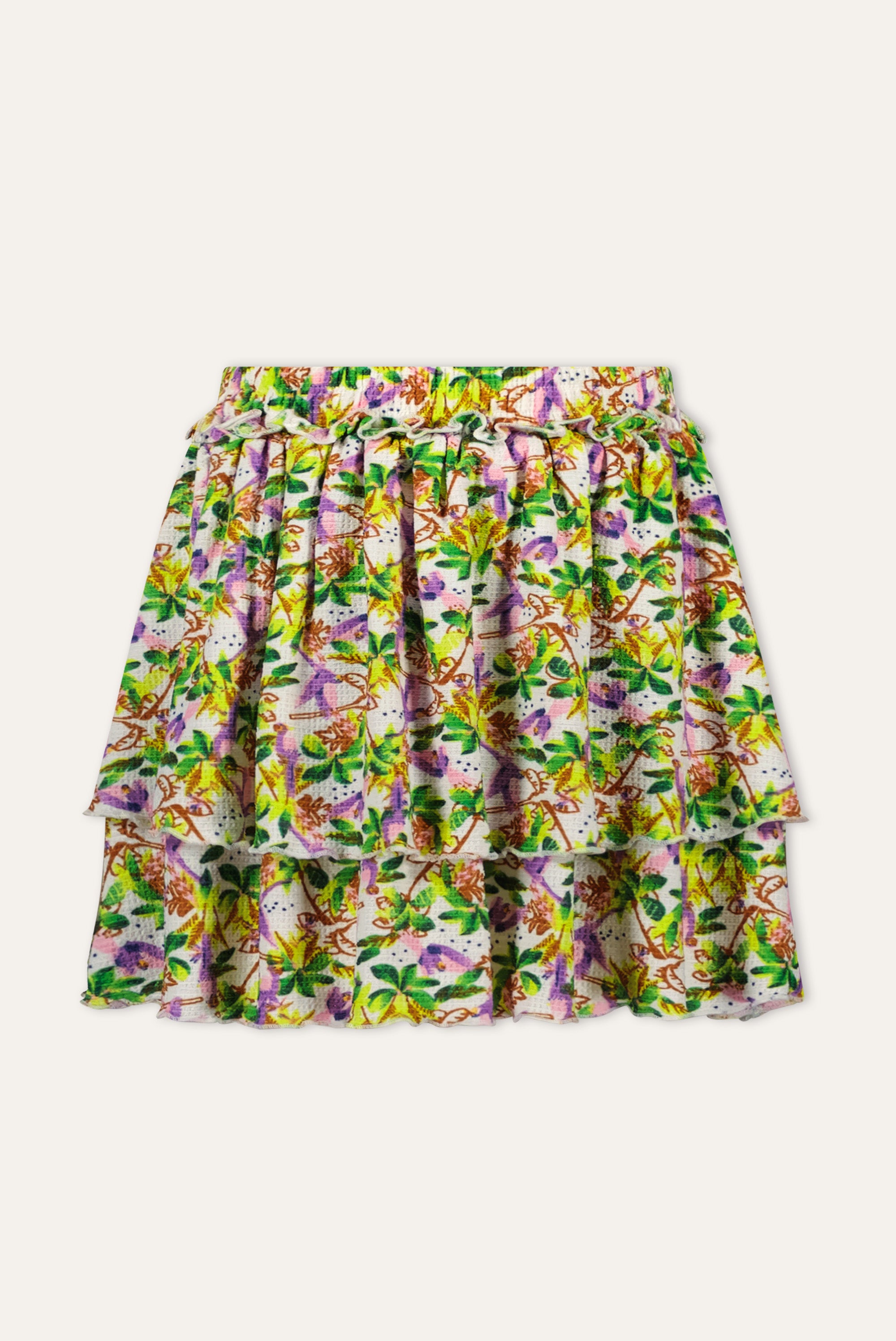 GEMMA skirt tropical print