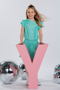 B.Nosy Ebby Vestido Verde - terazzo ao / 134