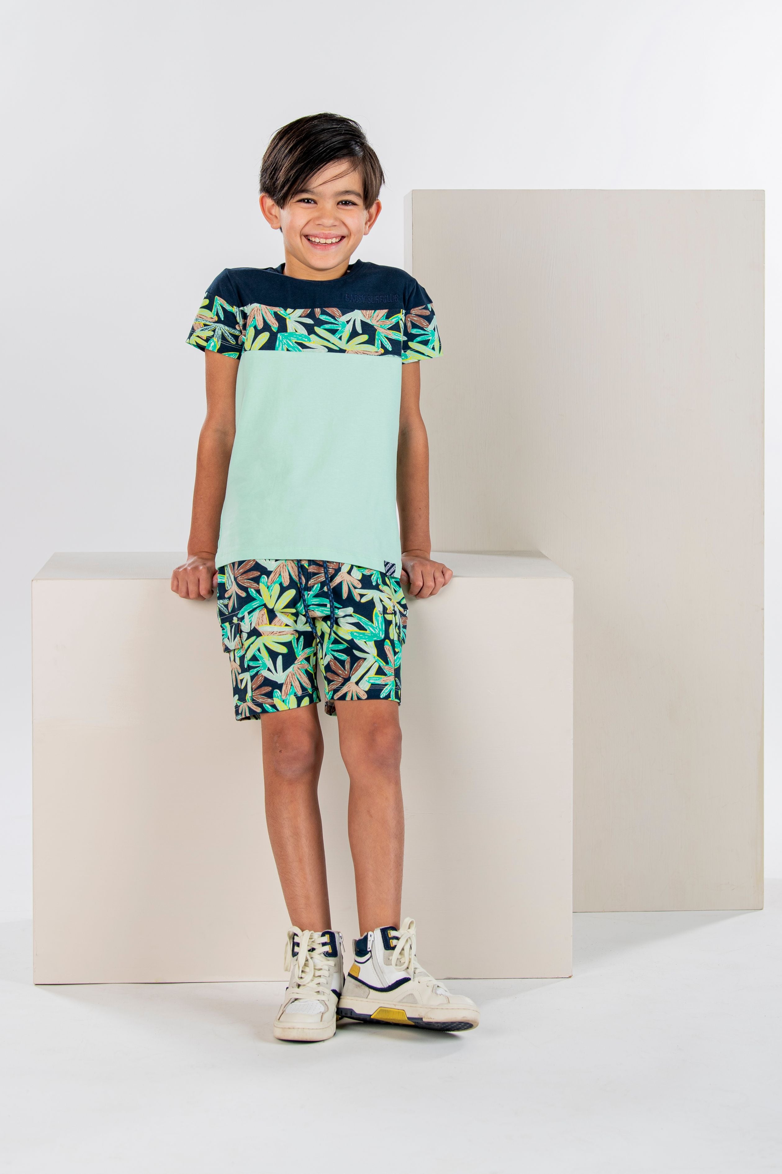 B.Nosy Miaz Boys Korte Broek Tropical