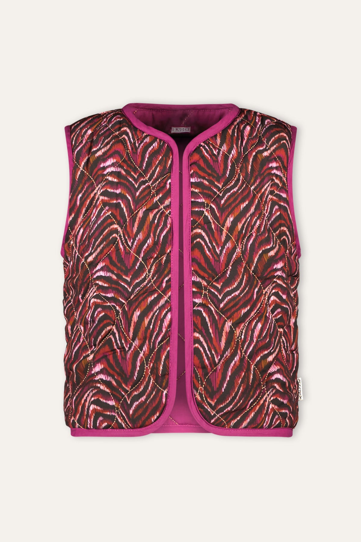 GINNY waistcoat print purple