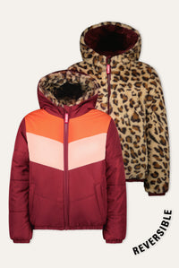 B.Nosy Jamie Reversibele Jas Rood - Sangria / 98