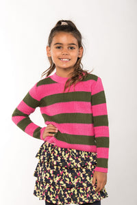 B.Nosy Kendall Sudadera Rosa / Verde - Ruby Rose / 98-104
