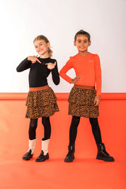 DAPHNE Kleid Orange / Panther