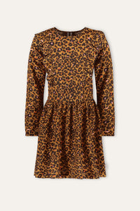 B.Nosy Doutzen Print Jurk Panter - Leopard pop / 104