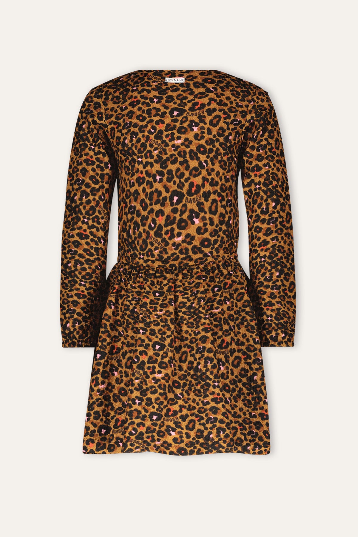 DOUTZEN print dress panther