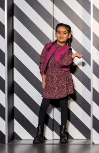 B.Nosy Dee Vestido Estampado Morado - AO Alegre / 104