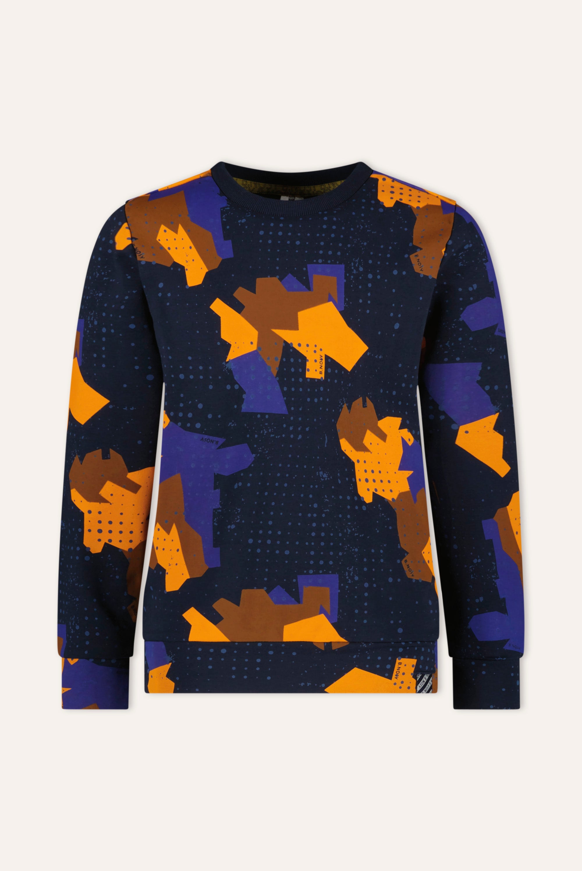 Pullover mit SIMON-Print blau