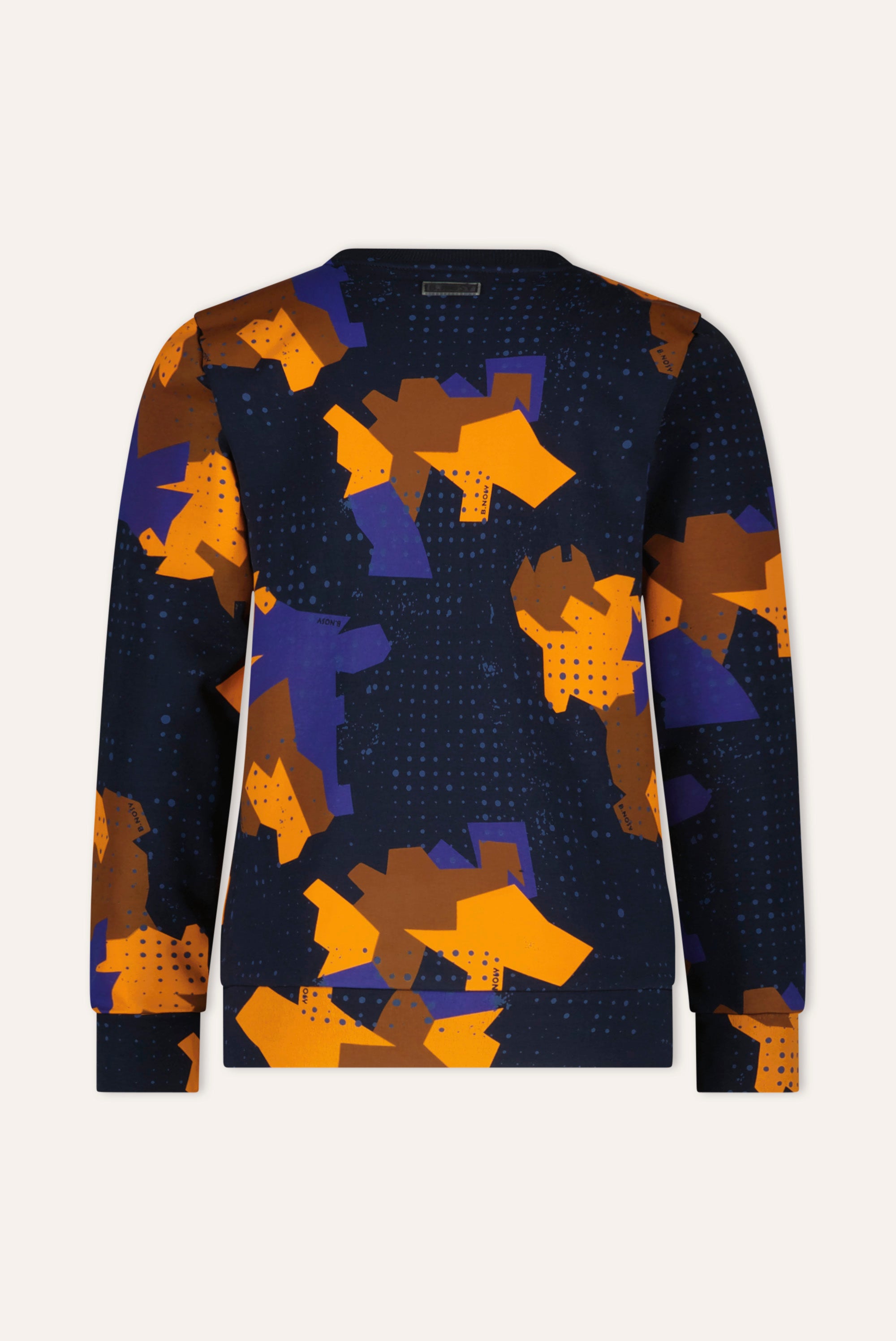 Pullover mit SIMON-Print blau