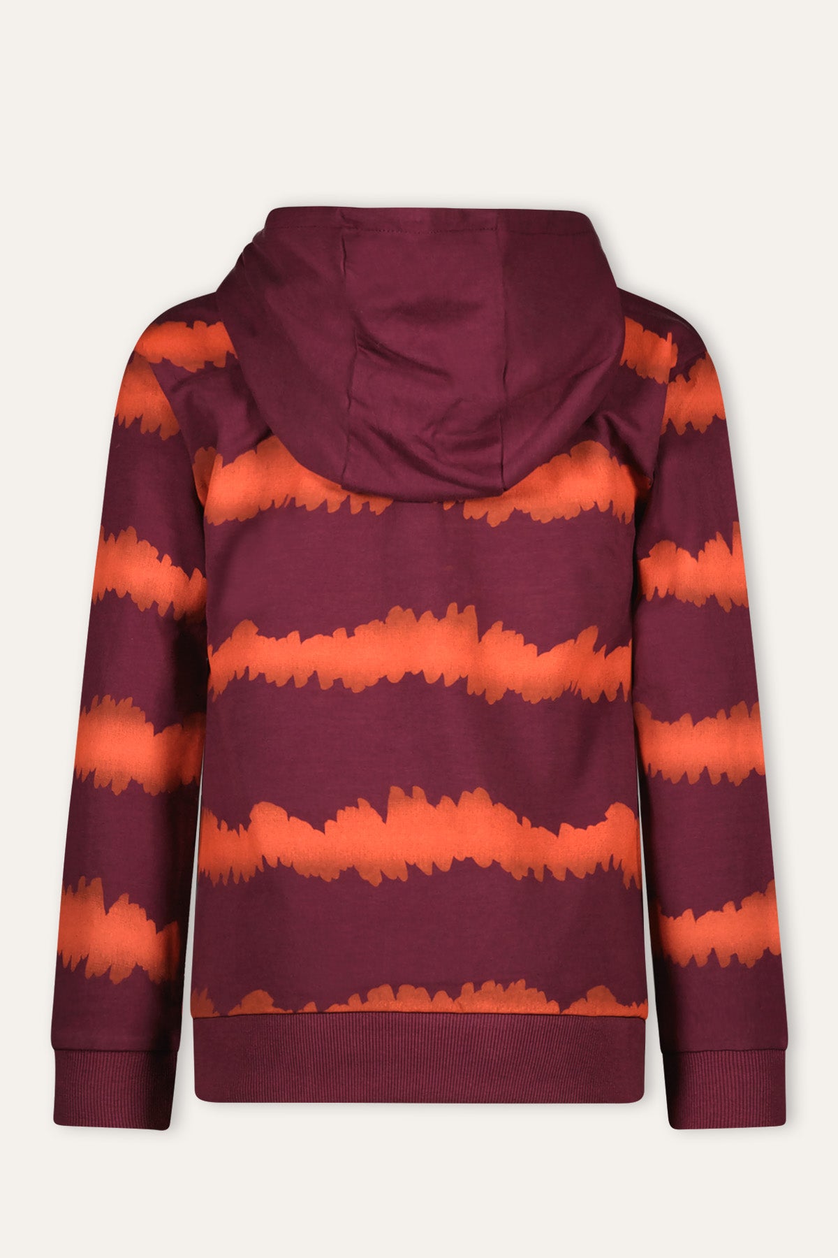 STEVE print sweater red / orange