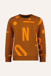 B.Nosy Scott Print Sweater Bruin