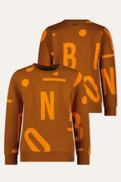 B.Nosy Scott Print Sweater Bruin