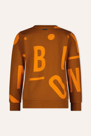 B.Nosy Scott Print Sweater Bruin