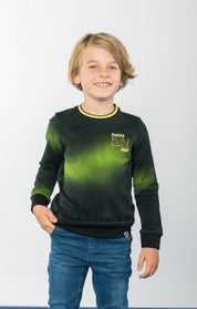 SETH sweater galaxy print green