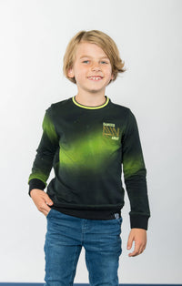 B.Nosy Seth Sudadera con estampado Galaxy Verde - Galaxia Verde / 98