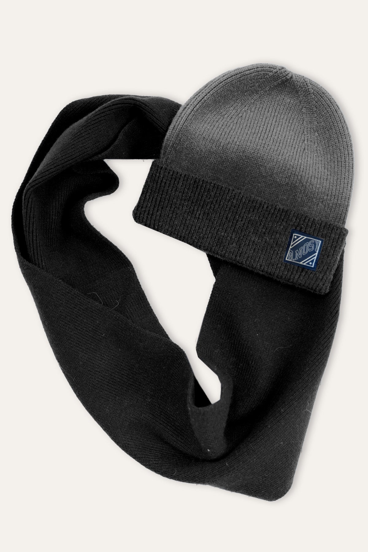 AEDEN hat + scarf black