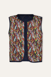 B.Nosy Ginny Print Gilet Blauw