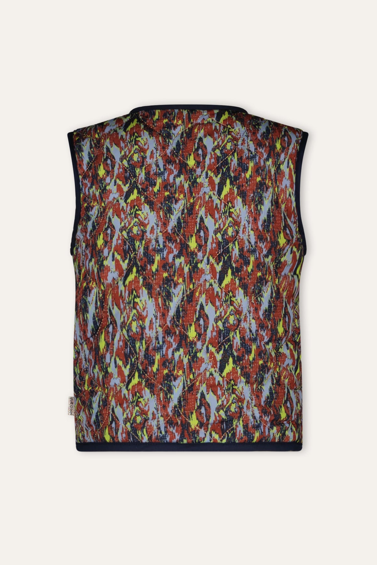 GINNY print waistcoat blue