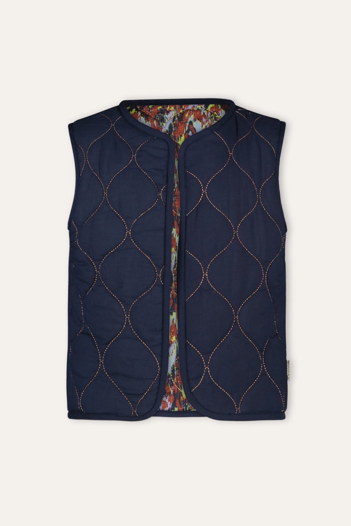 B.Nosy Ginny Print Gilet Blauw