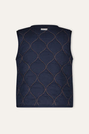 B.Nosy Ginny Print Gilet Blauw