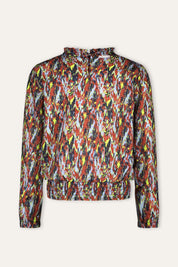 B.Nosy Bella Blouse Print / Blauw