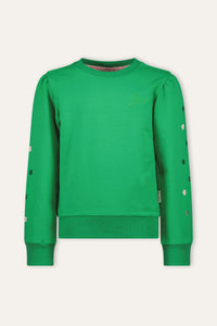 B.Nosy Pullover Scottie Grün - Amazonasgrün / 98