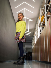 B.Nosy Kylie Pullover Leuchtend Grün - Scharfes Grün / 98-104