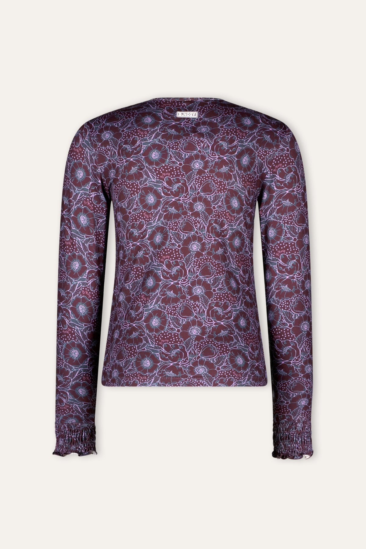 TALLY top floral print / purple