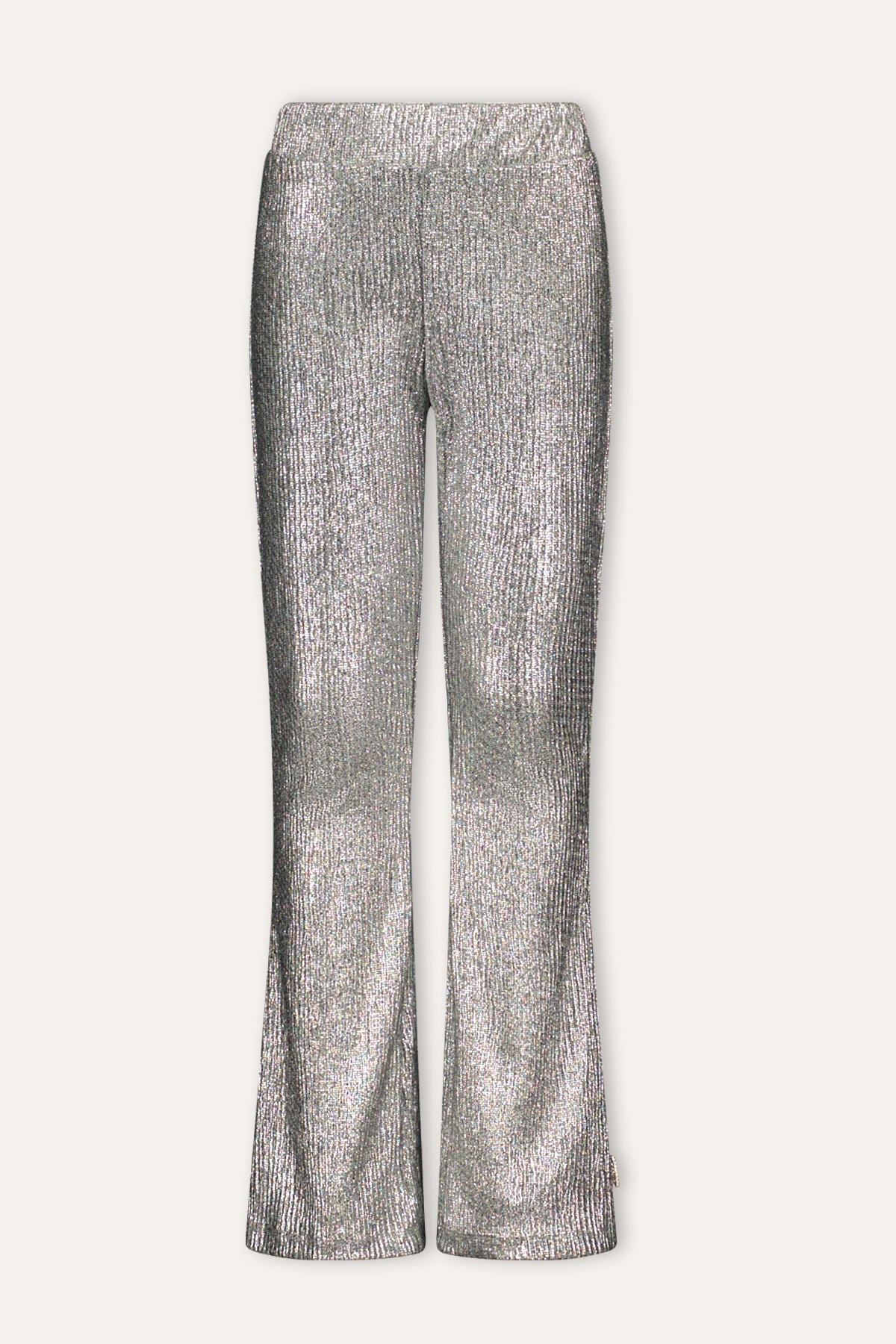 PAIGE flared pants silver