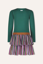 DAWN dress stripe / green