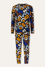 B.Nosy Zack Pyjama Print / Blauw