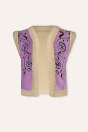 GEMMA waistcoat lilac