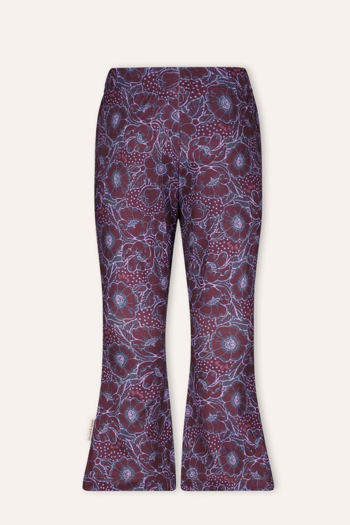 B.Nosy Pamela Flared Broek Bloemenprint Jolly